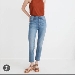 Madewell The Perfect Vintage Crop Jean Clymer Wash 29